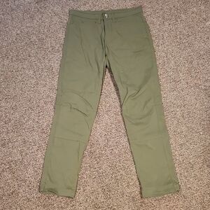 Mountain Hardwear Men's Khaki Pants in Olive